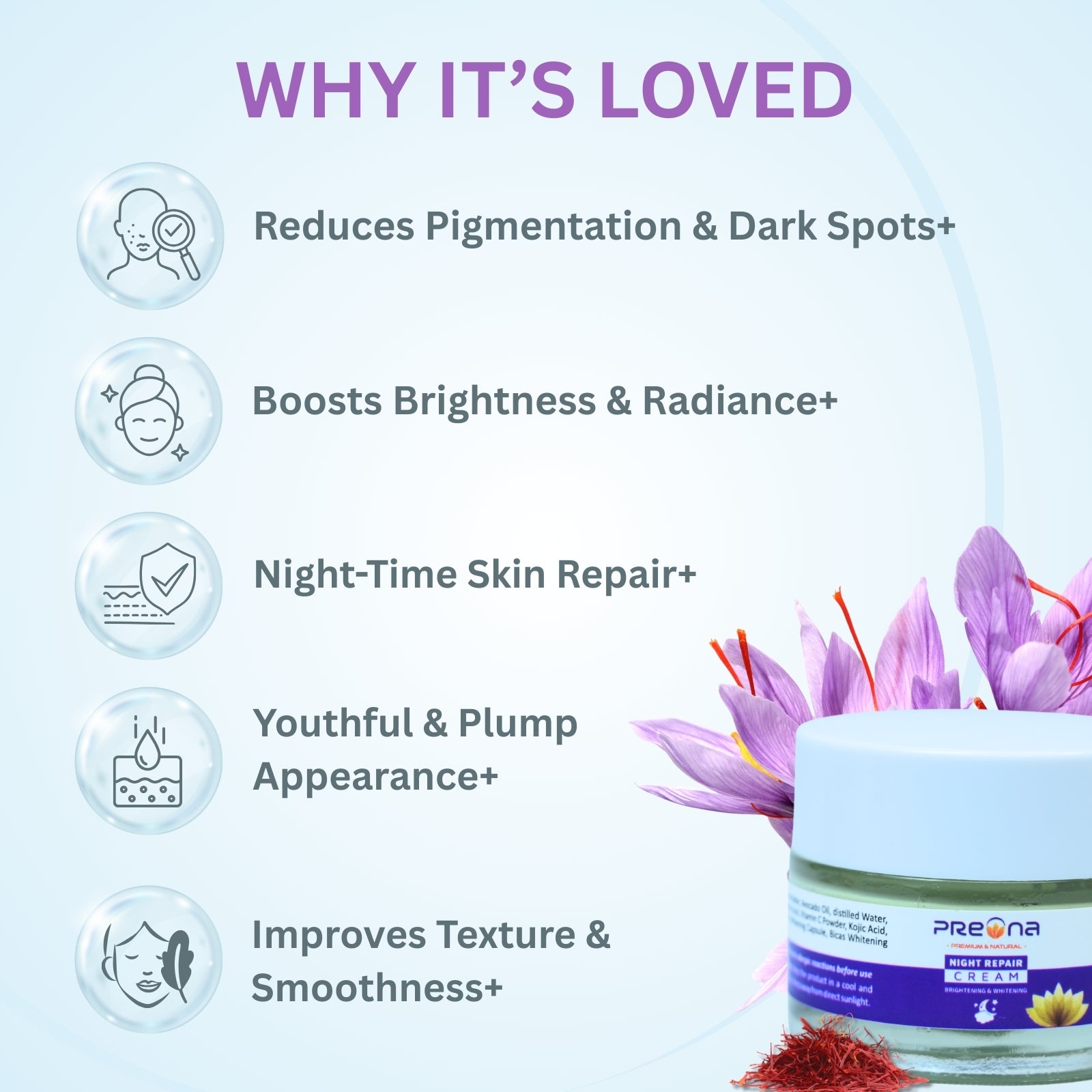 Preona® Night Repair Cream