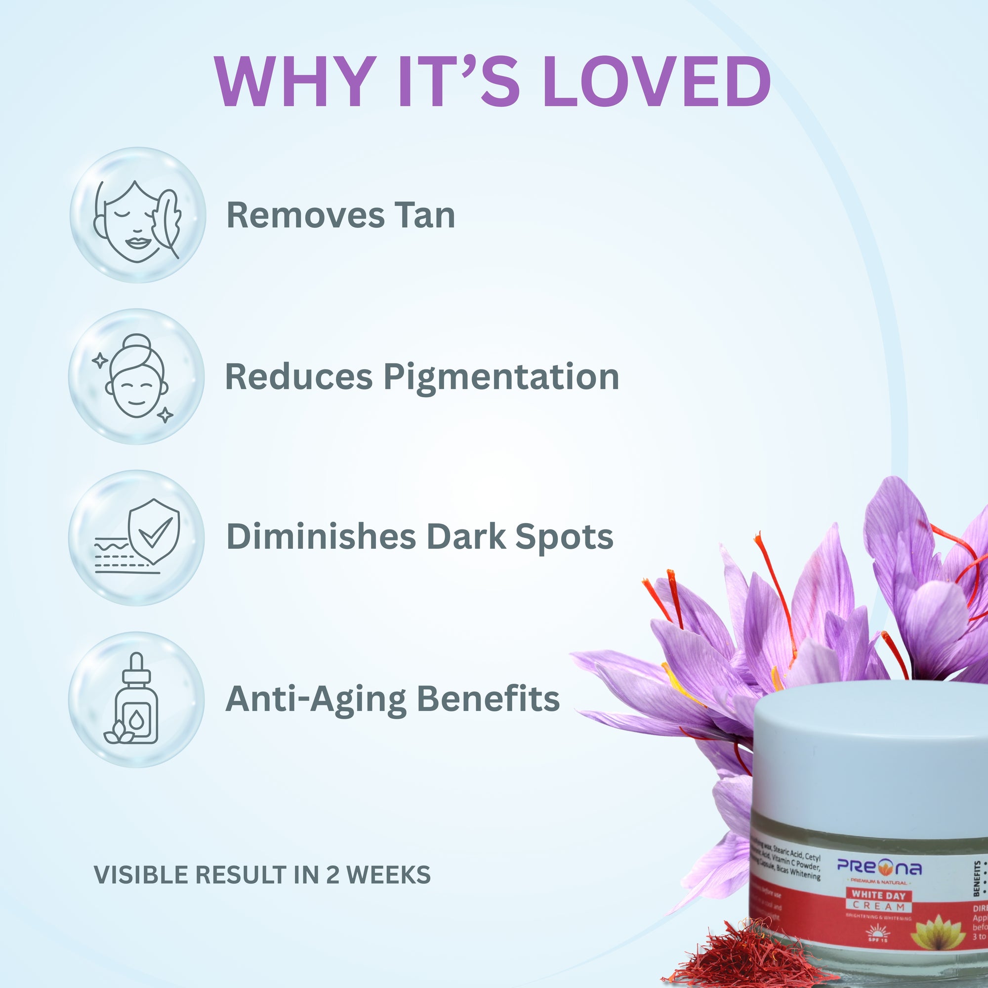 Preona White Day Cream SPF15